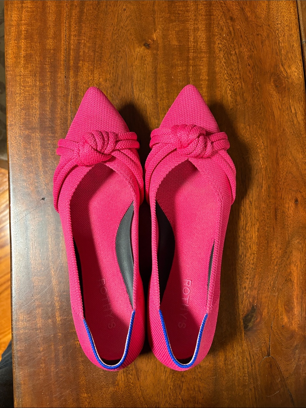 Pink Rothy Flats